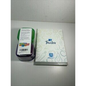 Beachbody My Tracker Book Food Journal Book &  Portion Control Containers Set